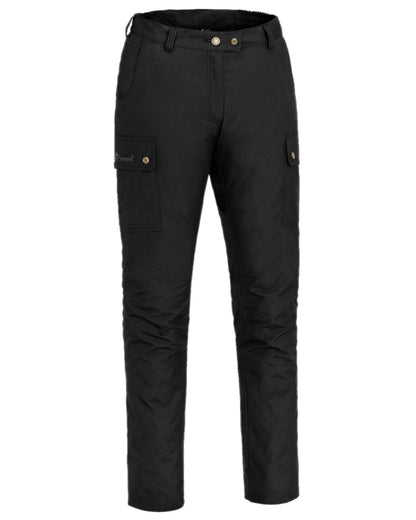 Black Coloured Pinewood Womens Finnveden Classic Trousers on white background 