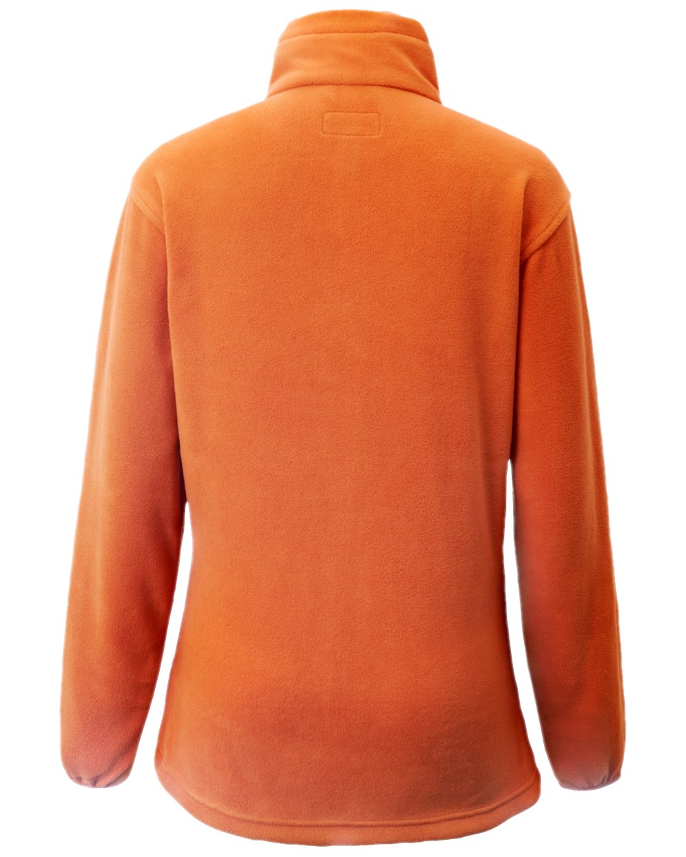 Burned Orange Coloured Pinewood Womens Finnveden Fleece Jacket on white background 