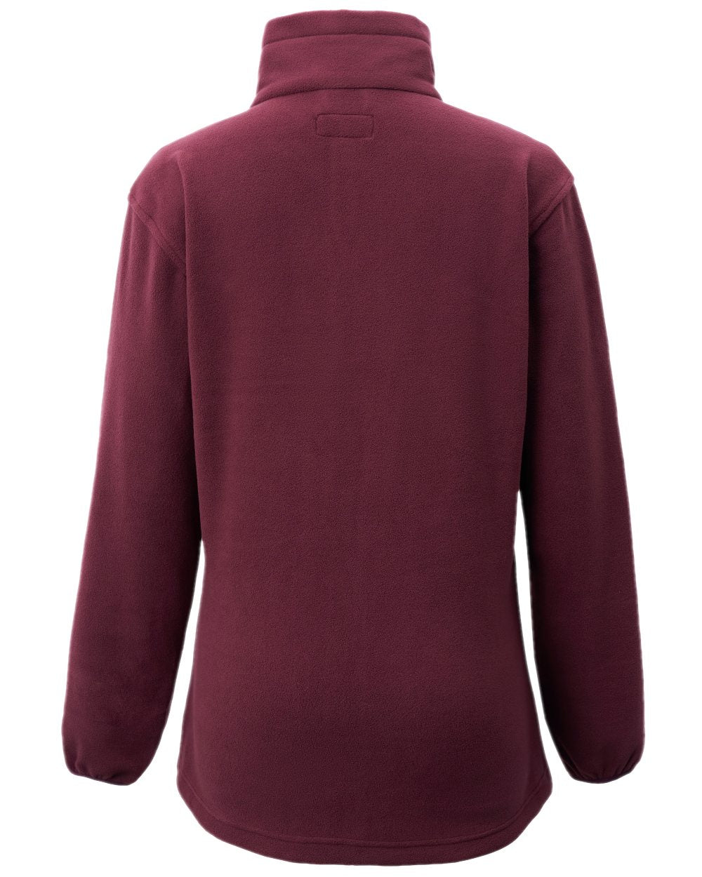 Earth Plum Coloured Pinewood Womens Finnveden Fleece Jacket on  white background 