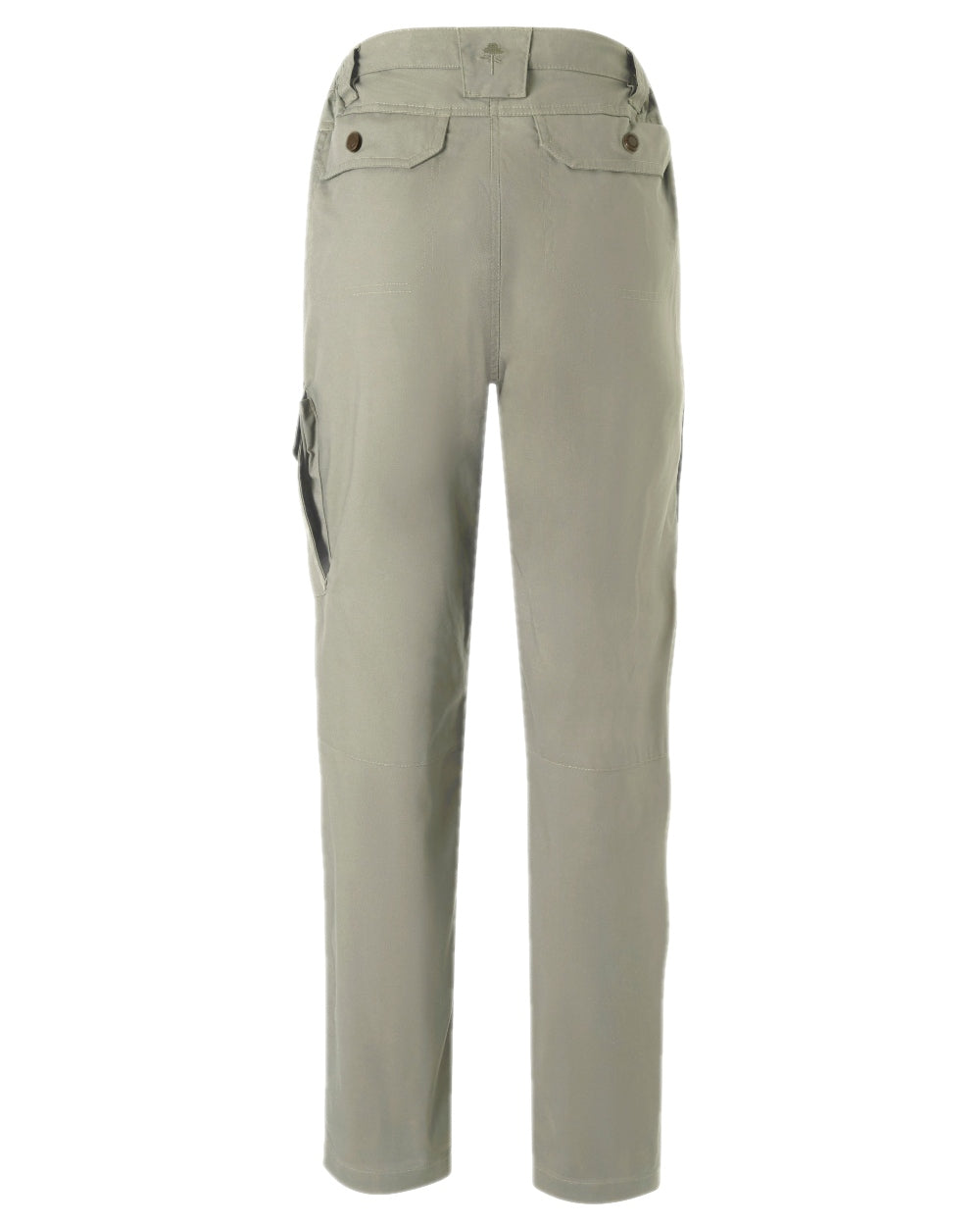 Light Khaki Coloured Pinewood Womens Finnveden Outdoor Trousers on white background 