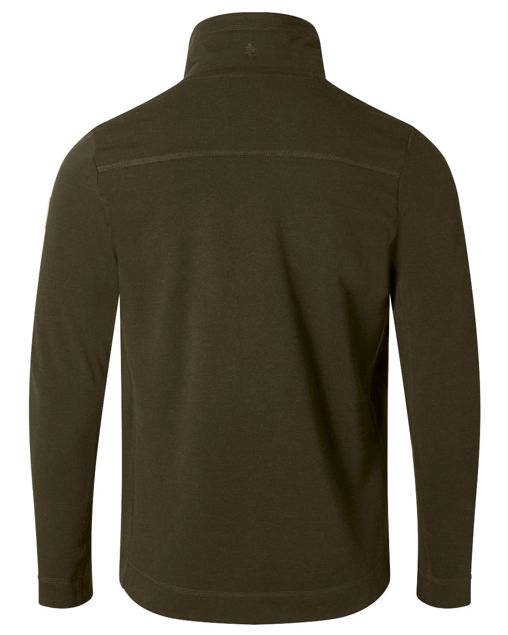 Moss Green coloured Pinewood Womens Finnveden Powerfleece Jacket on white background 