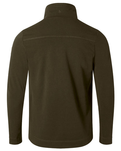 Moss Green coloured Pinewood Womens Finnveden Powerfleece Jacket on white background 