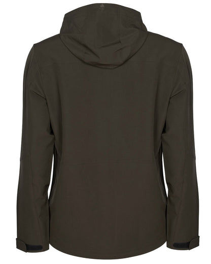 Dark Green coloured Pinewood Womens Finnveden Trail Stretch Jacket on white background 