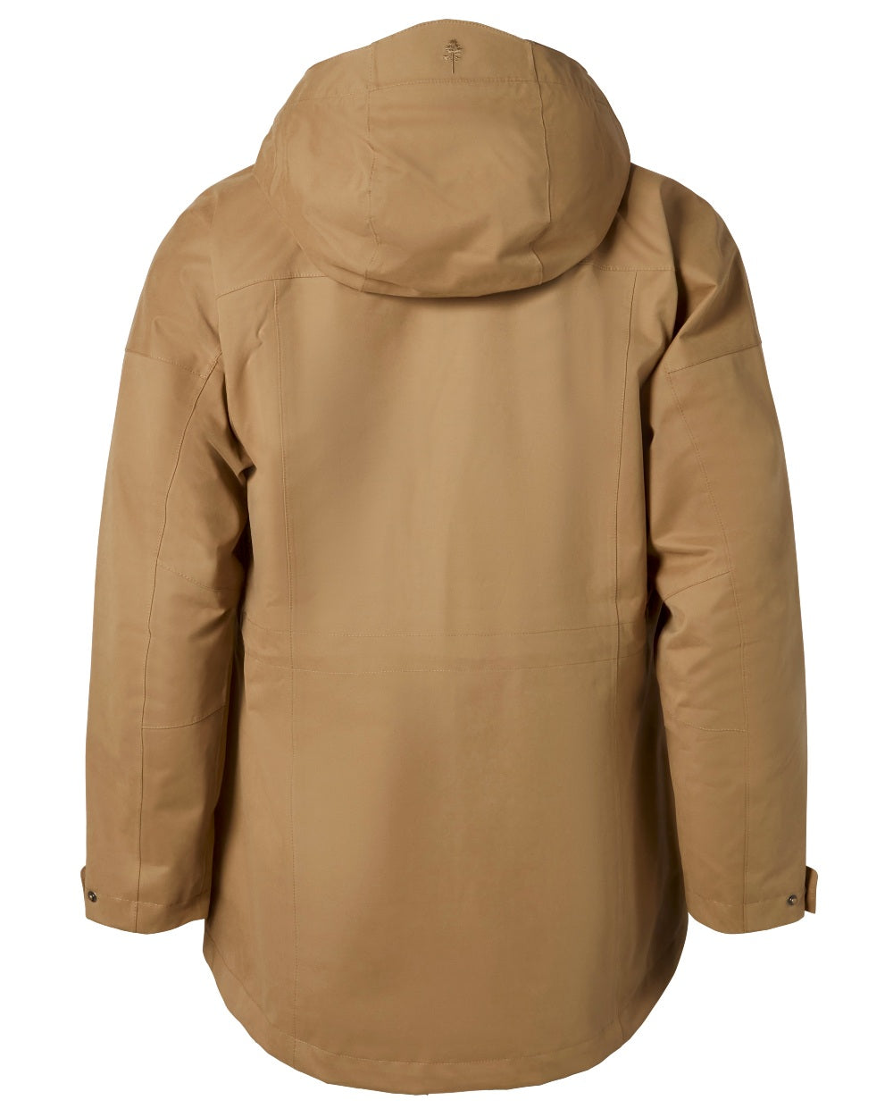 Dark Sandstone coloured Pinewood Womens Nydala Classic 2L Jacket on white background 