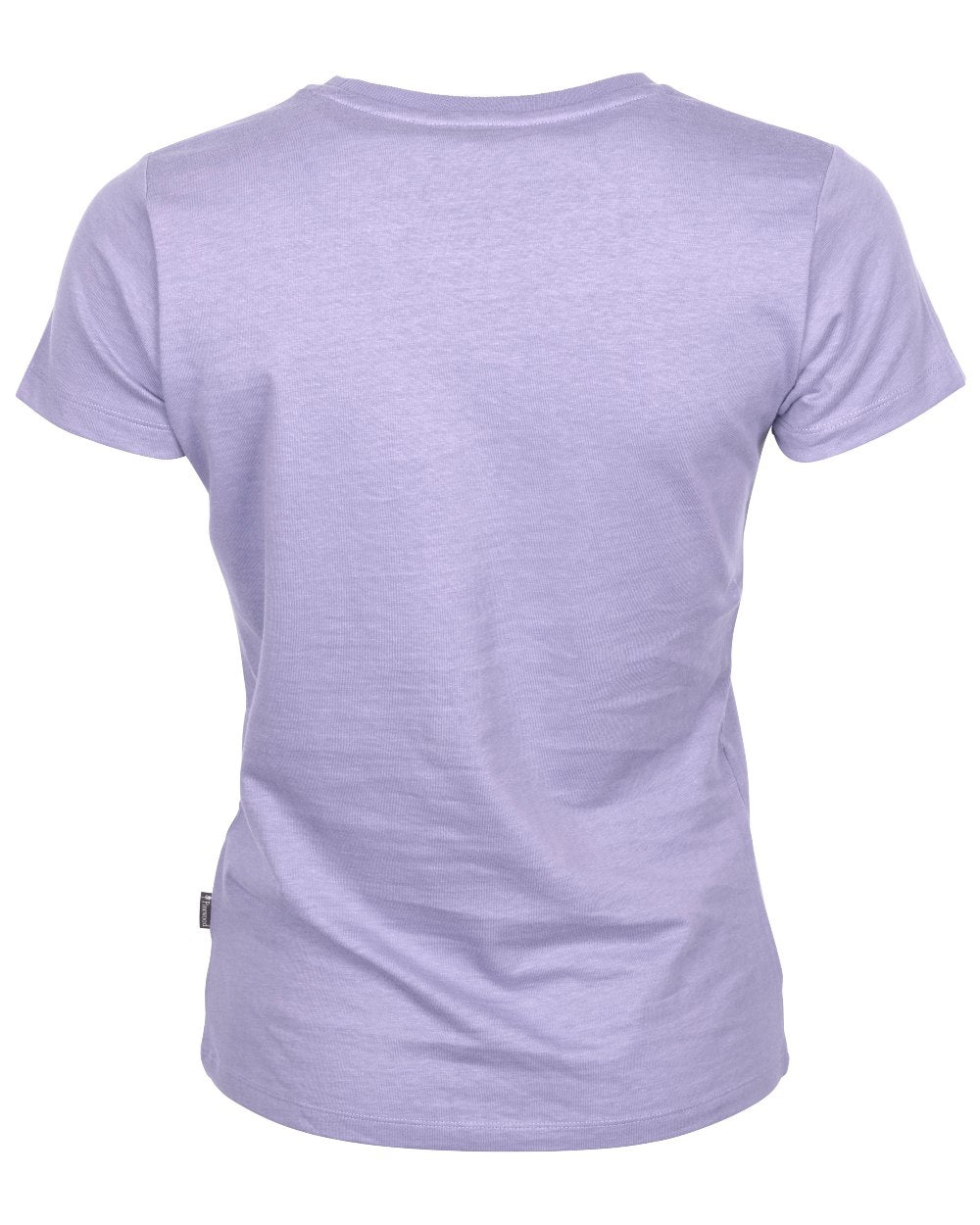 Light Lilac coloured Pinewood Womens Outdoor Life T-Shirt on white background 