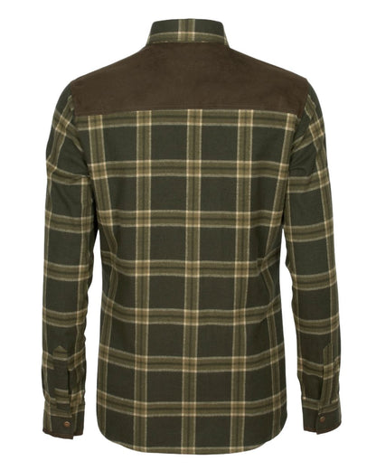 Dark Green Green Coloured Pinewood Womens Prestwick Exclusive Shirt on white background 