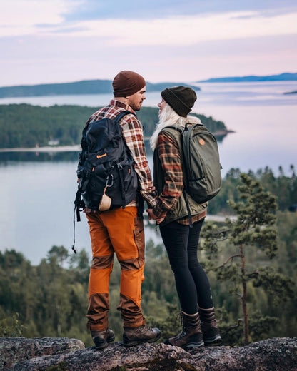 Dark Green Terracotta Coloured Pinewood Womens Prestwick Exclusive Shirt on lake background 