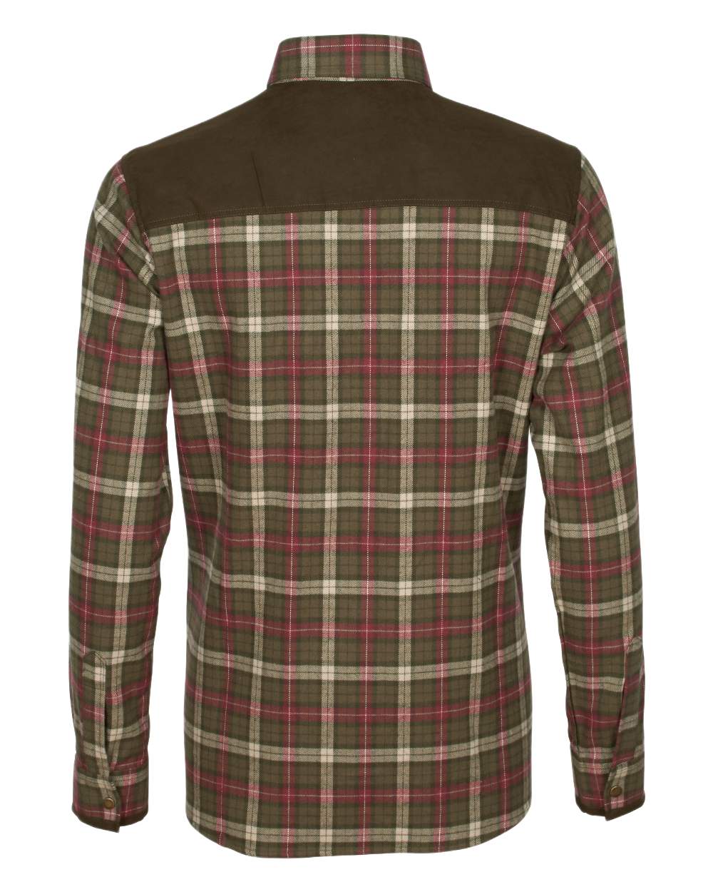 Hunter Olive Plum Coloured Pinewood Womens Prestwick Exclusive Shirt on white background 