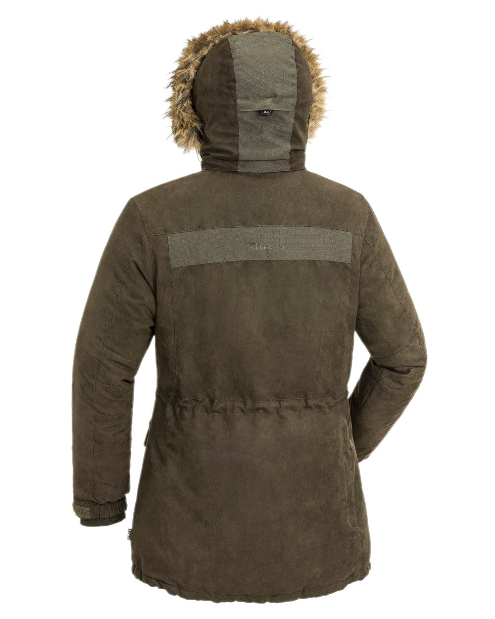 Suede Brown Coloured Pinewood Womens Smaland Abisko 2.0 Hunting Jacket on white background 