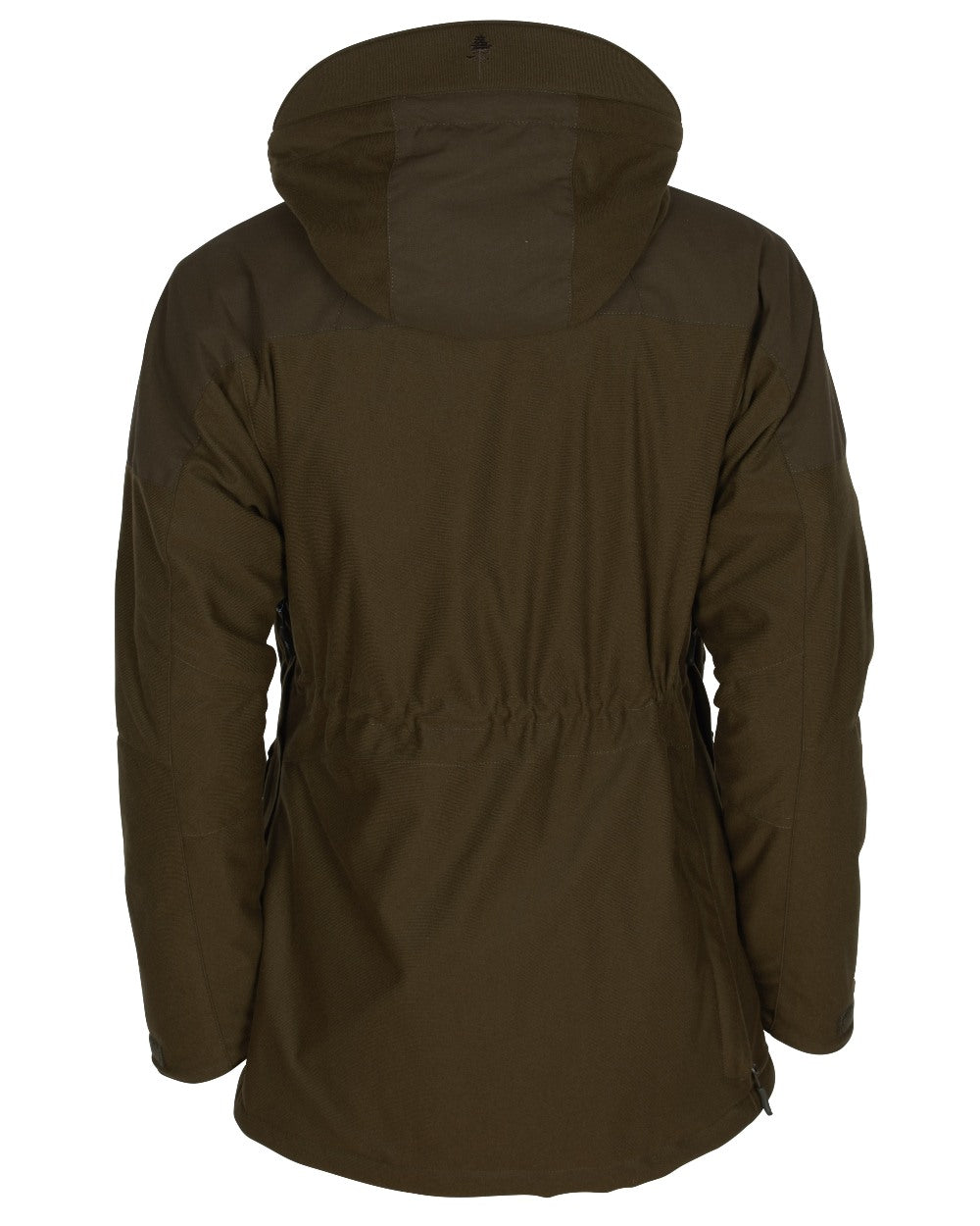 Hunting Green coloured Pinewood Womens Smaland Forest Padded Jacket on white background 