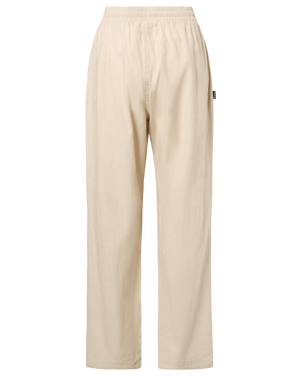 Linen Beige coloured Pinewood Womens Varnamo InsectSafe Hemp Mix Trousers on white background 