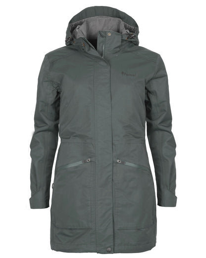 Urban Grey coloured Pinewood Womens Wilda Parka on white background 