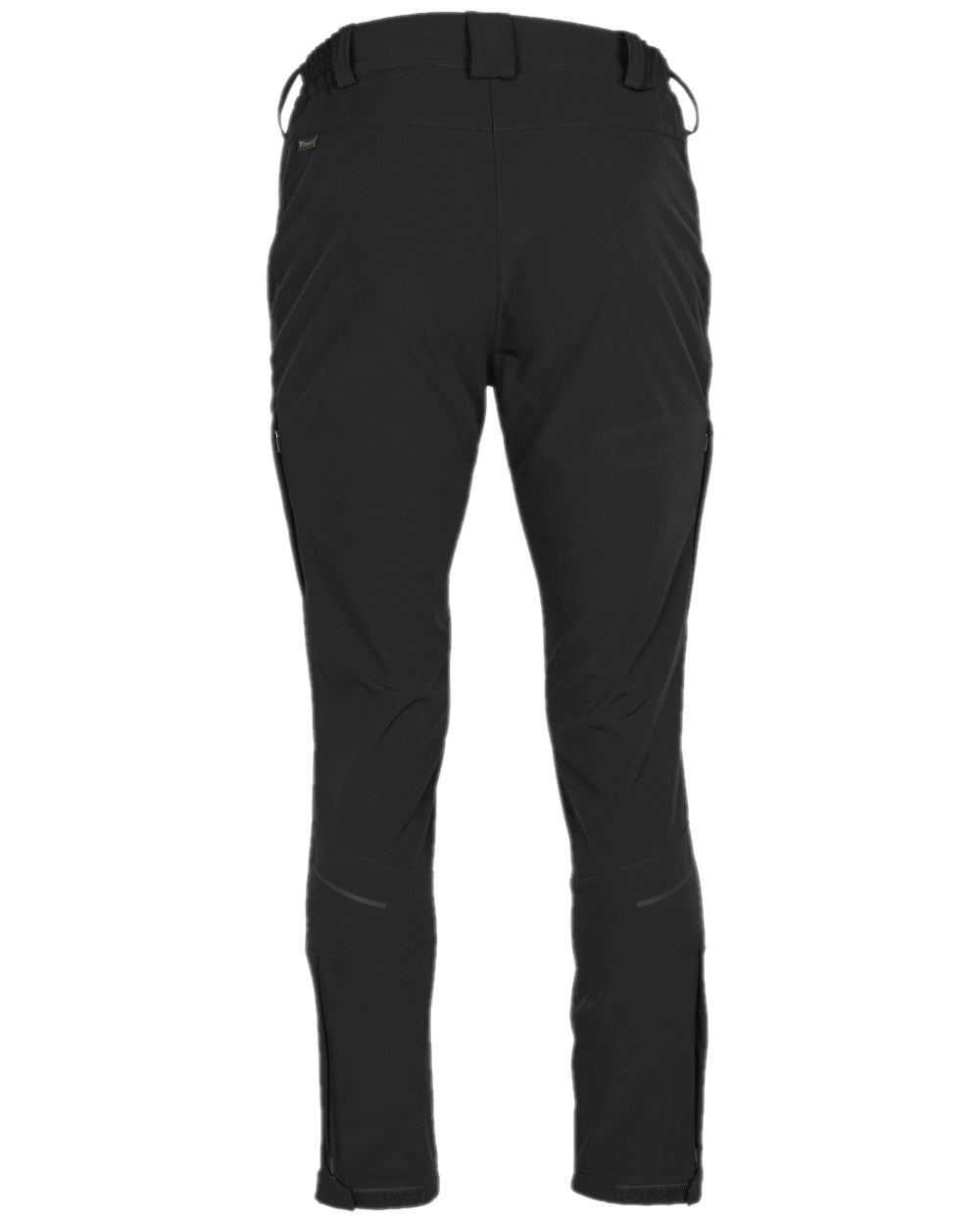 Black Coloured Pinewood Womens Wilda Stretch Shell Trousers on white background 