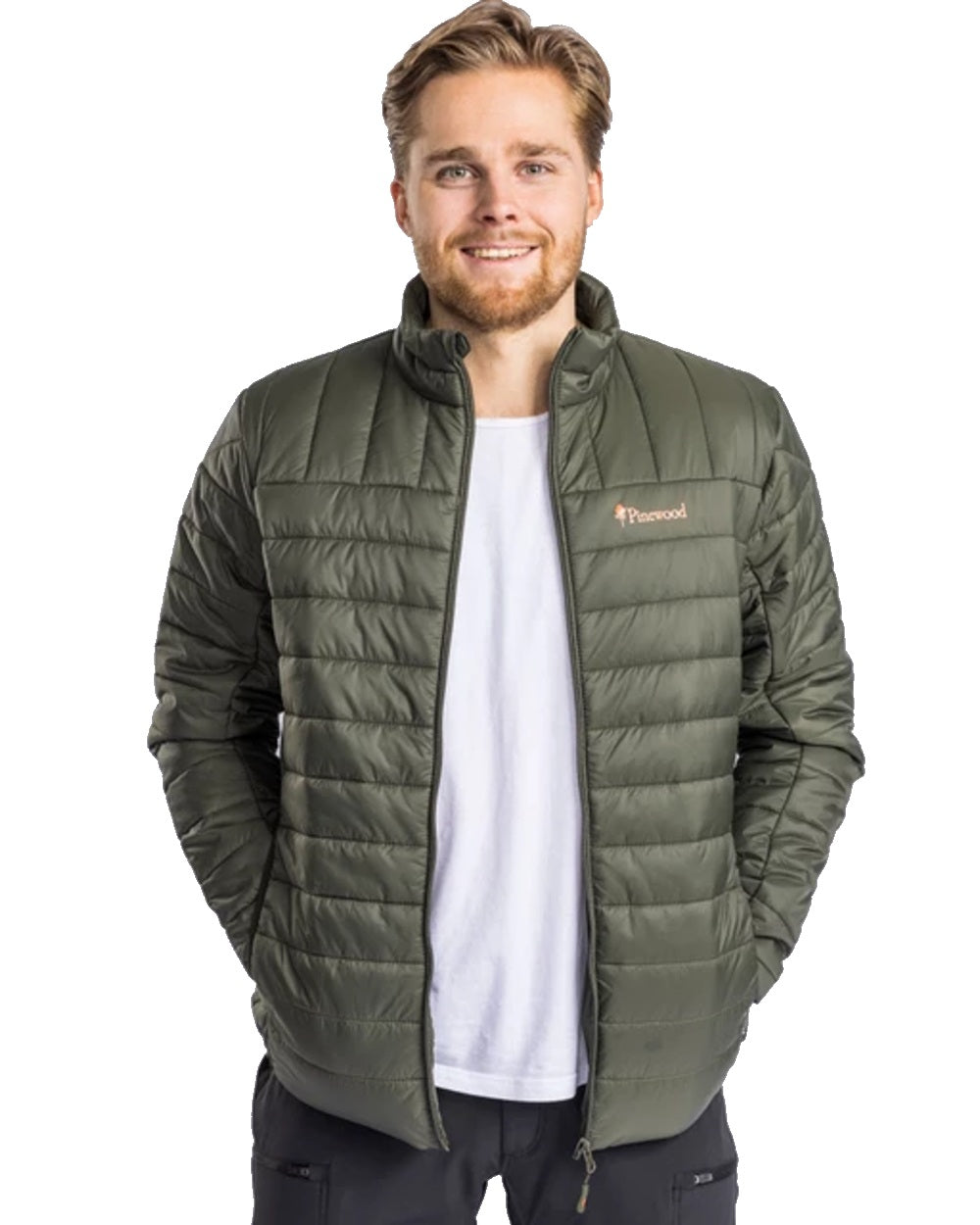 Pinewood Abisko Insulation Lite Jacket in Clover Green 