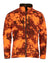 Pinewood Furudal Reversible Camou Fleece Jacket in Hunting Brown/Strata Blaze #colour_hunting-brown-strata-blaze