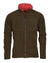 Pinewood Furudal Reversible Fleece Jacket in Hunting Brown/Red