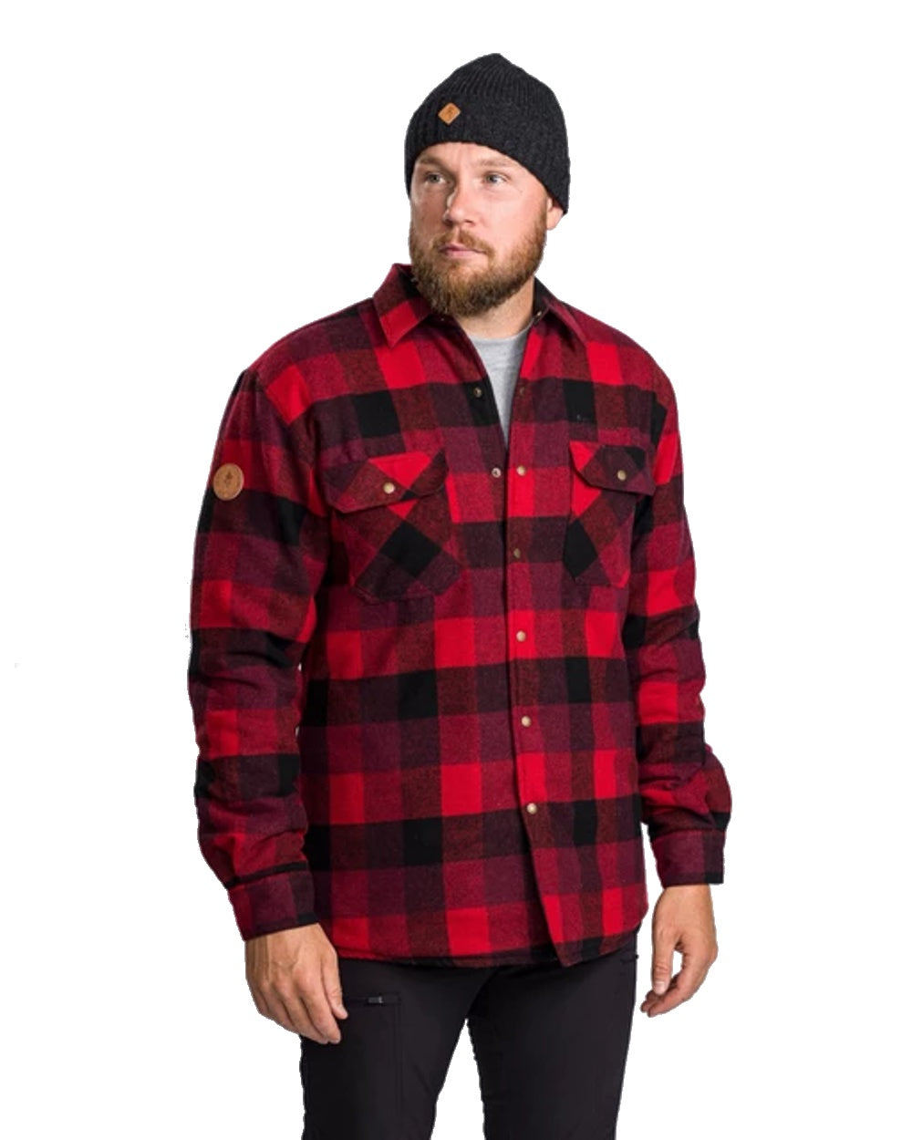 Pinewood Mens Canada Classic 2.0 Shirt in Red/Black 