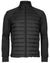 Pinewood Mens Finnveden Hybrid Power Fleece Jacket in Black #colour_black