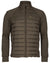Pinewood Mens Finnveden Hybrid Power Fleece Jacket in Dusty Brown #colour_dusty-brown