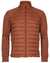 Pinewood Mens Finnveden Hybrid Power Fleece Jacket in Terracotta #colour_terracotta