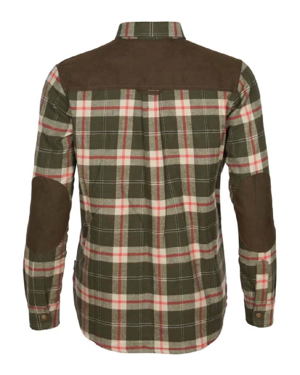 Pinewood Womens Douglas Shirt in Dark Green/Red 