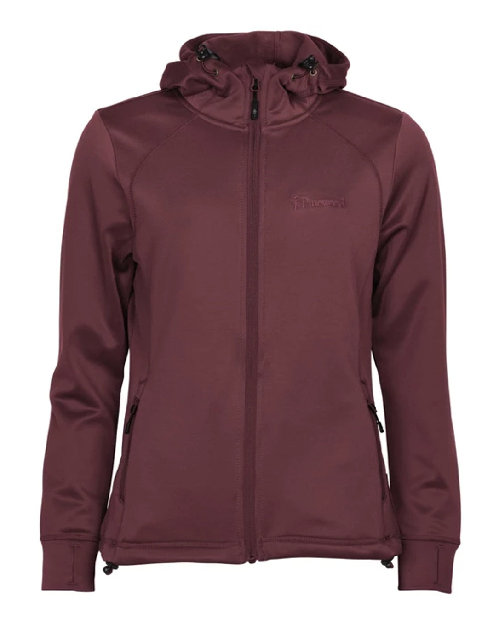 Pinewood Womens Finnveden Hoodie in Dusty Dark Pink 