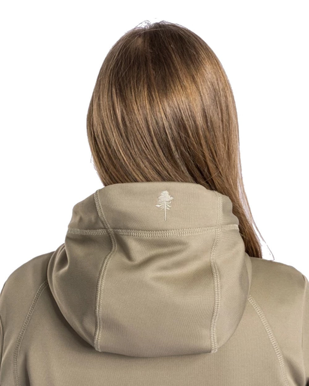 Pinewood Womens Finnveden Hoodie in Mid Khaki 