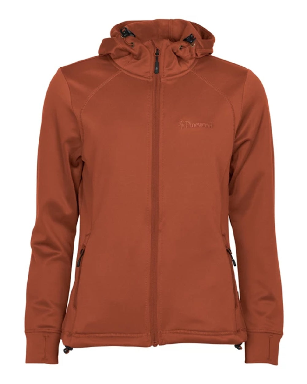 Pinewood Womens Finnveden Hoodie in Terracotta 