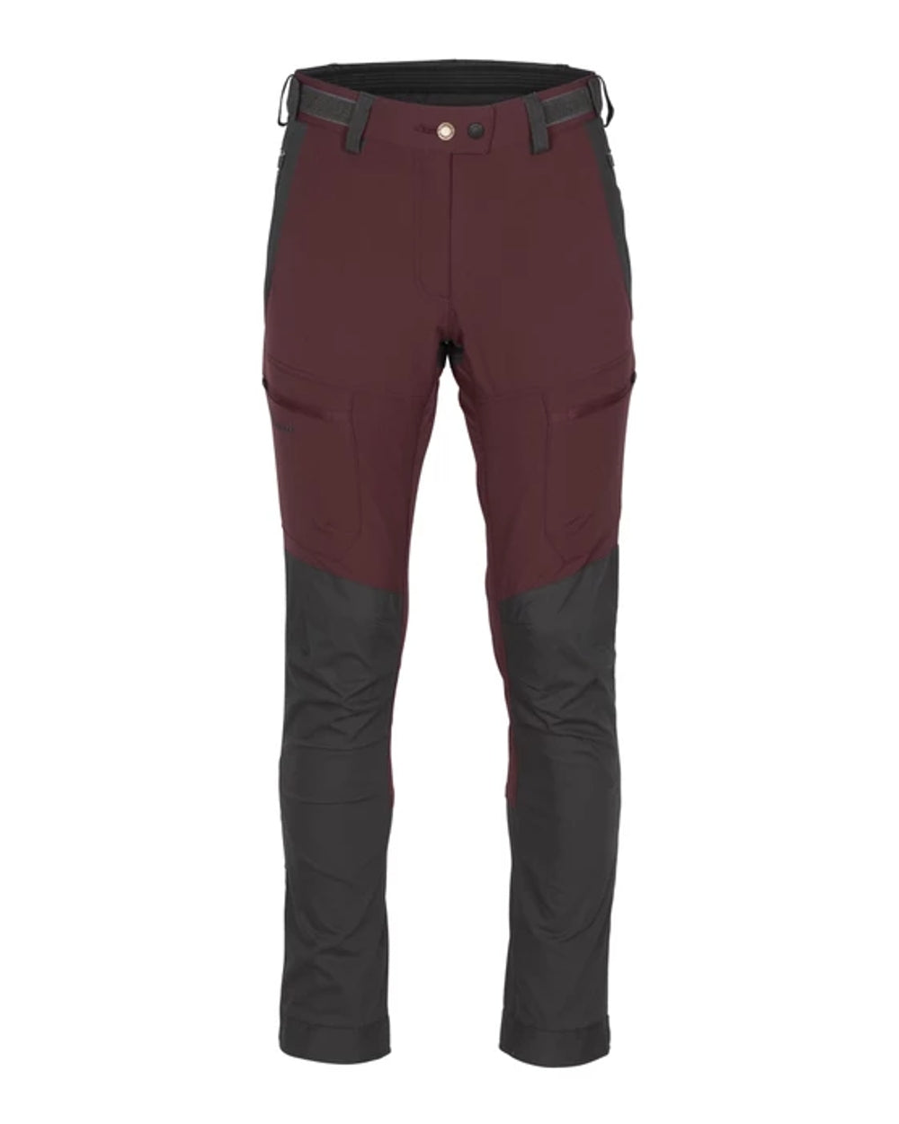Pinewood Womens Finnveden Hybrid Extreme Trousers in Earth Plum/Dark Anthracite