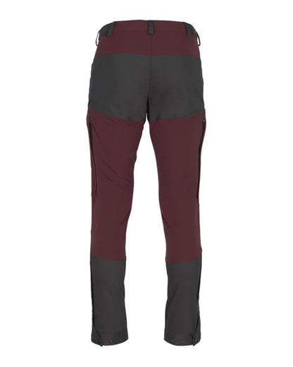 Pinewood Womens Finnveden Hybrid Extreme Trousers in Earth Plum/Dark Anthracite