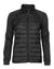 Pinewood Womens Finnveden Hybrid Power Fleece Jacket in Black #colour_black