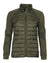 Pinewood Womens Finnveden Hybrid Power Fleece Jacket in Olive #colour_olive