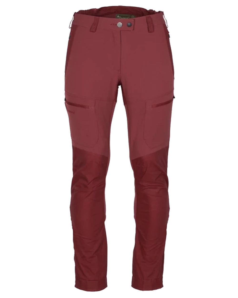 Pinewood Womens Finnveden Hybrid Trousers in Dark Red/Dark Tomato 