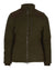 Pinewood Womens Harriette Padded Fleece Jacket in Green/Suede Brown