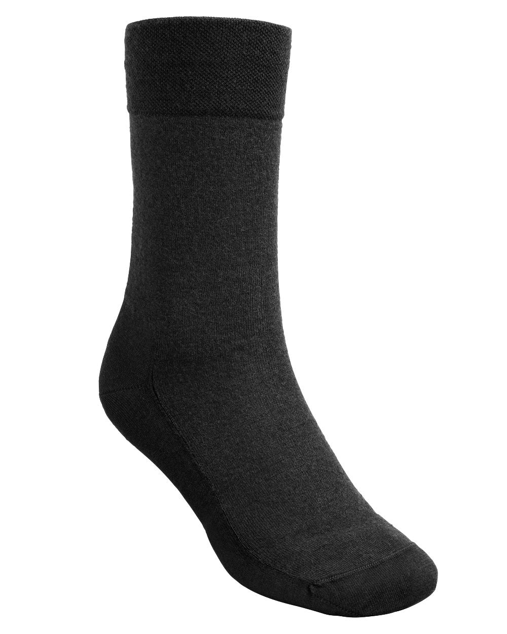 Black coloured Pinewood Forest Socks on white background 