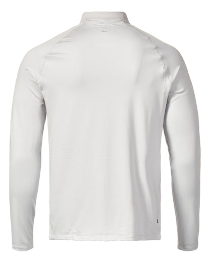 Platinum Coloured Musto Evolution Sunblock Long Sleeve Polo Shirt 2.0 On A White Background 