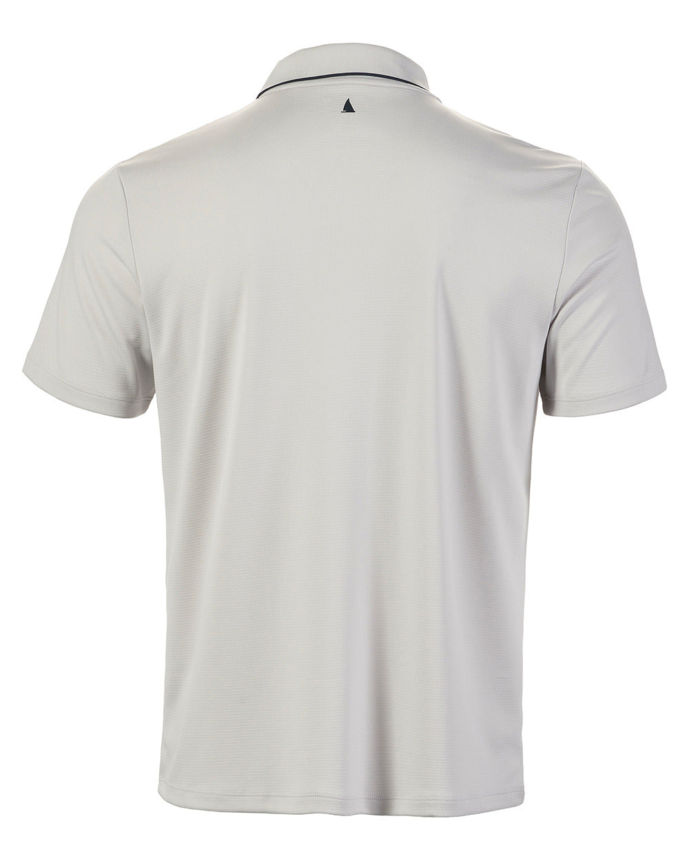 Platinum Coloured Musto Mens 1964 Short Sleeve Polo Shirt On A White Background 