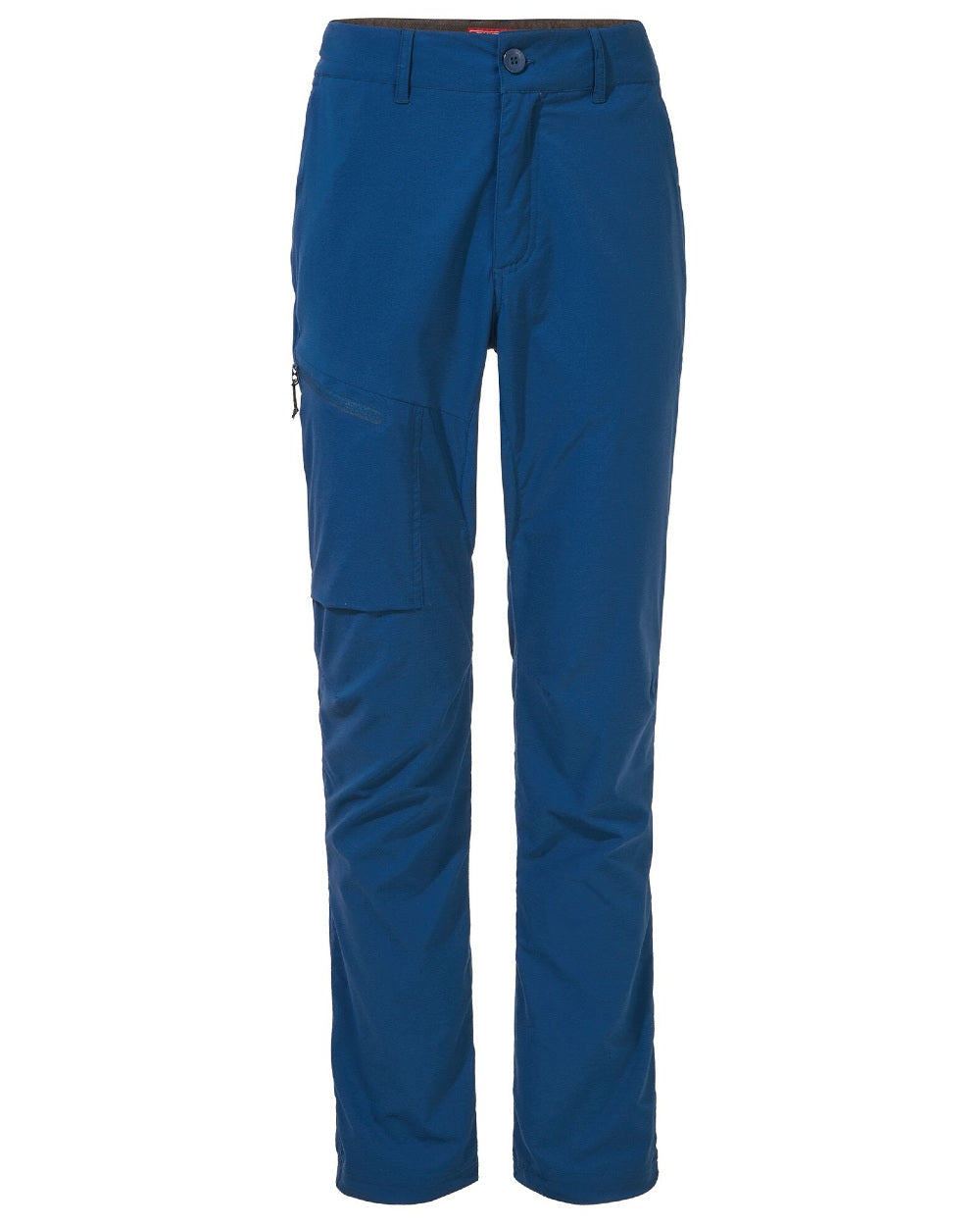 Poseidon Blue Coloured Craghoppers Mens NosiLife Pro Active Trousers On A White Background 