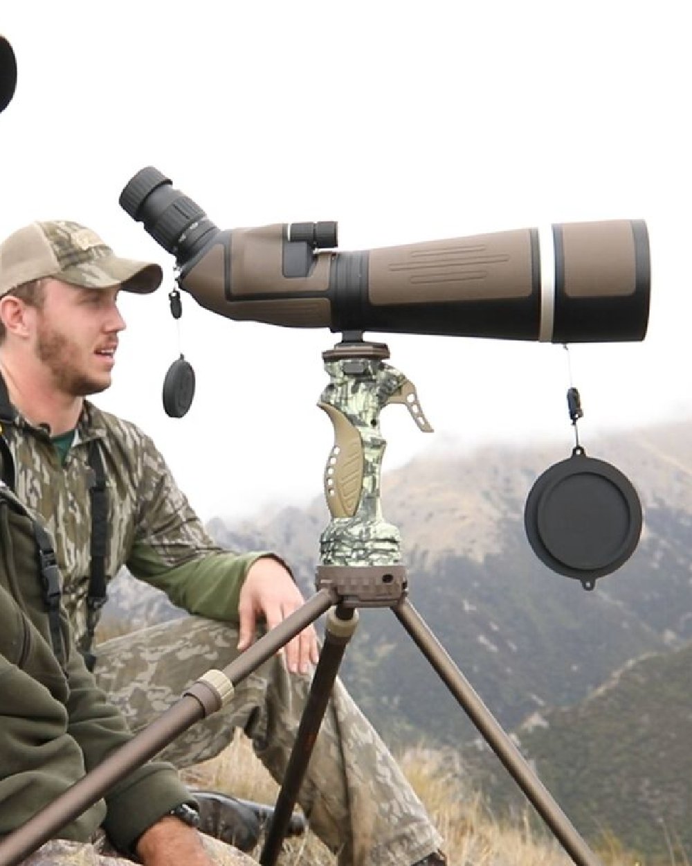 Primos Gen 3 Trigger Stick Tall Tripod On Outdoor Background