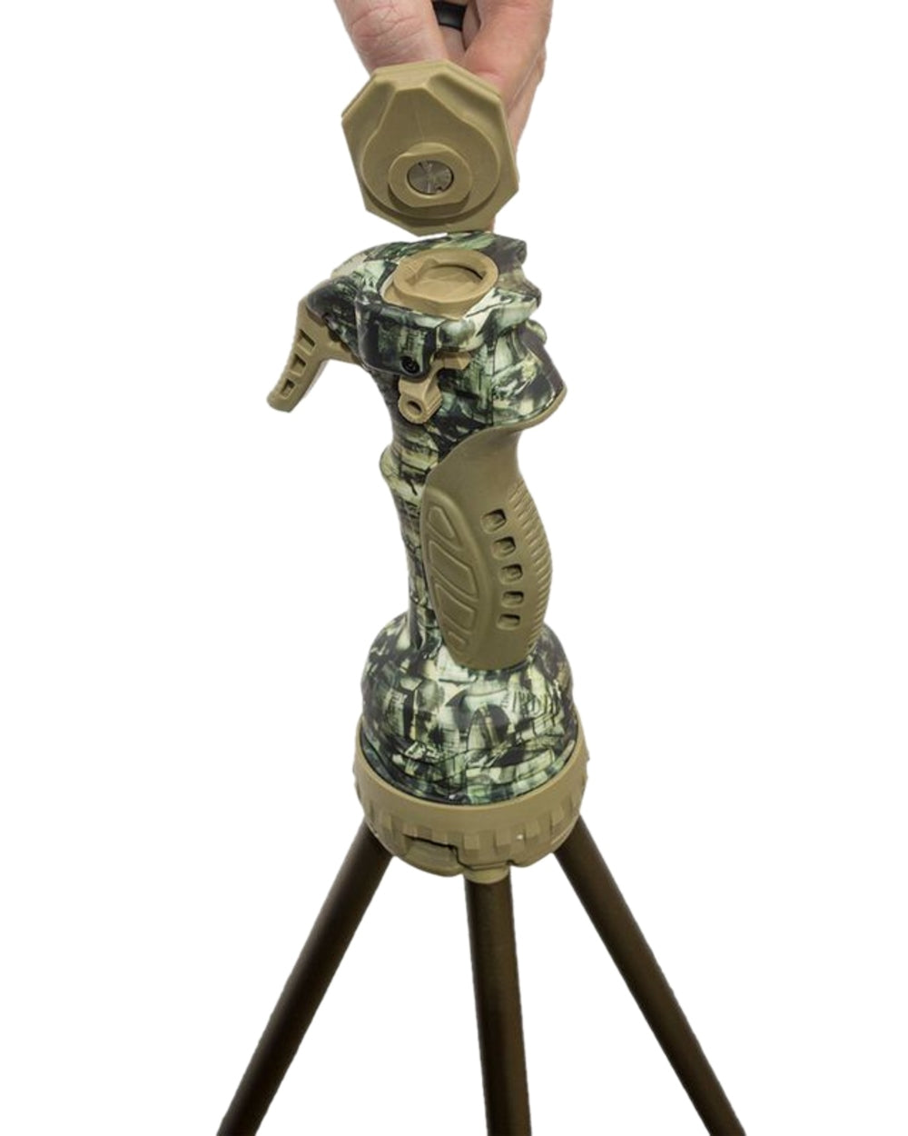 Primos Gen 3 Trigger Stick Tall Tripod On White Background
