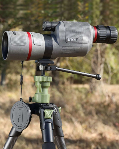 Primos Edge Carbon Fiber Tripod Shooting Stick On Outdoor Background