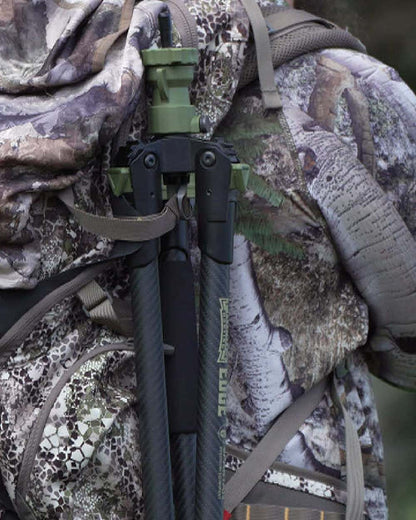 Primos Edge Carbon Fiber Tripod Shooting Stick On Outdoor Background