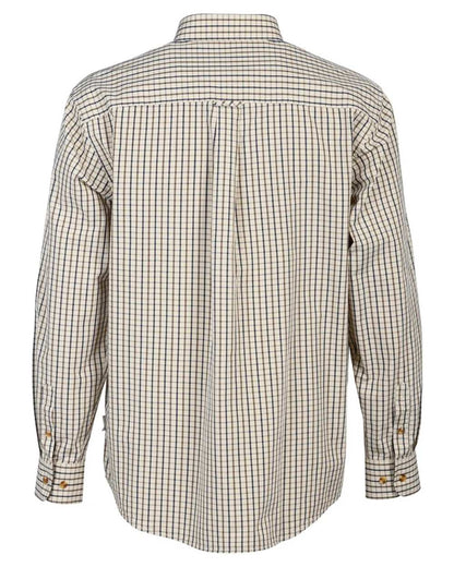 Beige Brown coloured ProHunt Thoury Long Sleeve Shirt on white background 