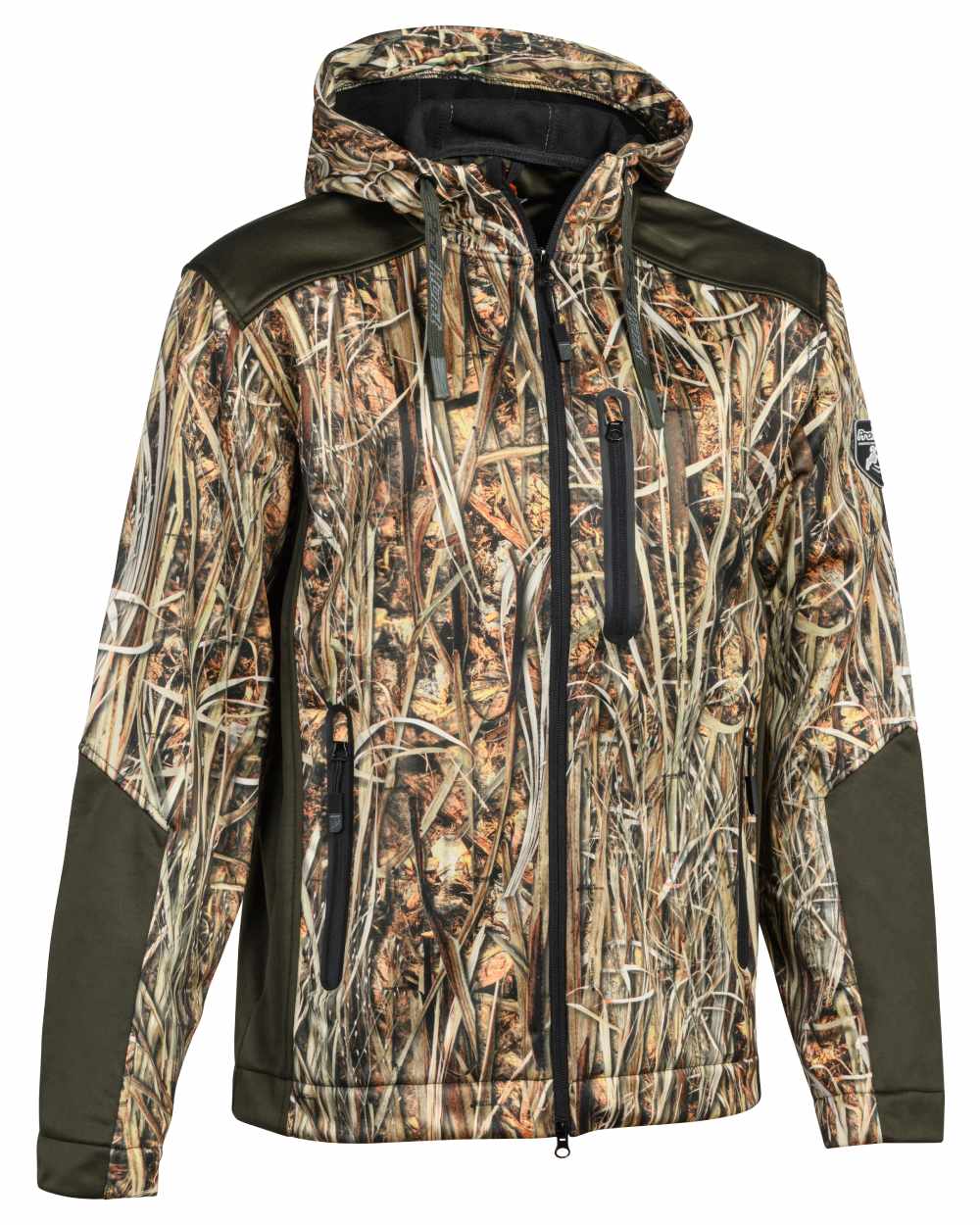 Camo Wet coloured ProHunt Mens Wolf Jacket on white background 