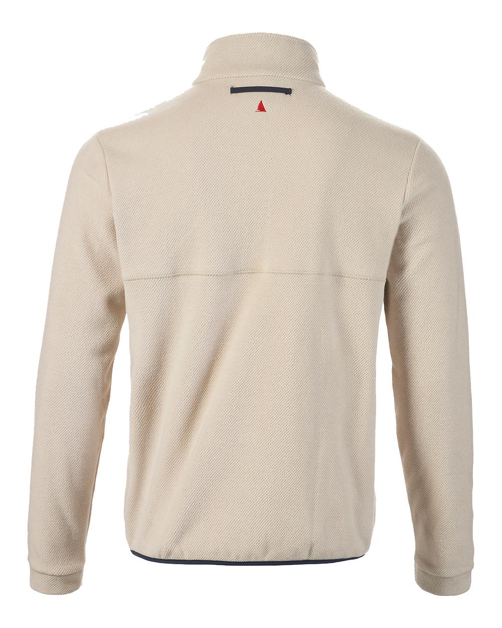 Pumice Coloured Musto Mens Classic Fleece Pullover On A White Background 