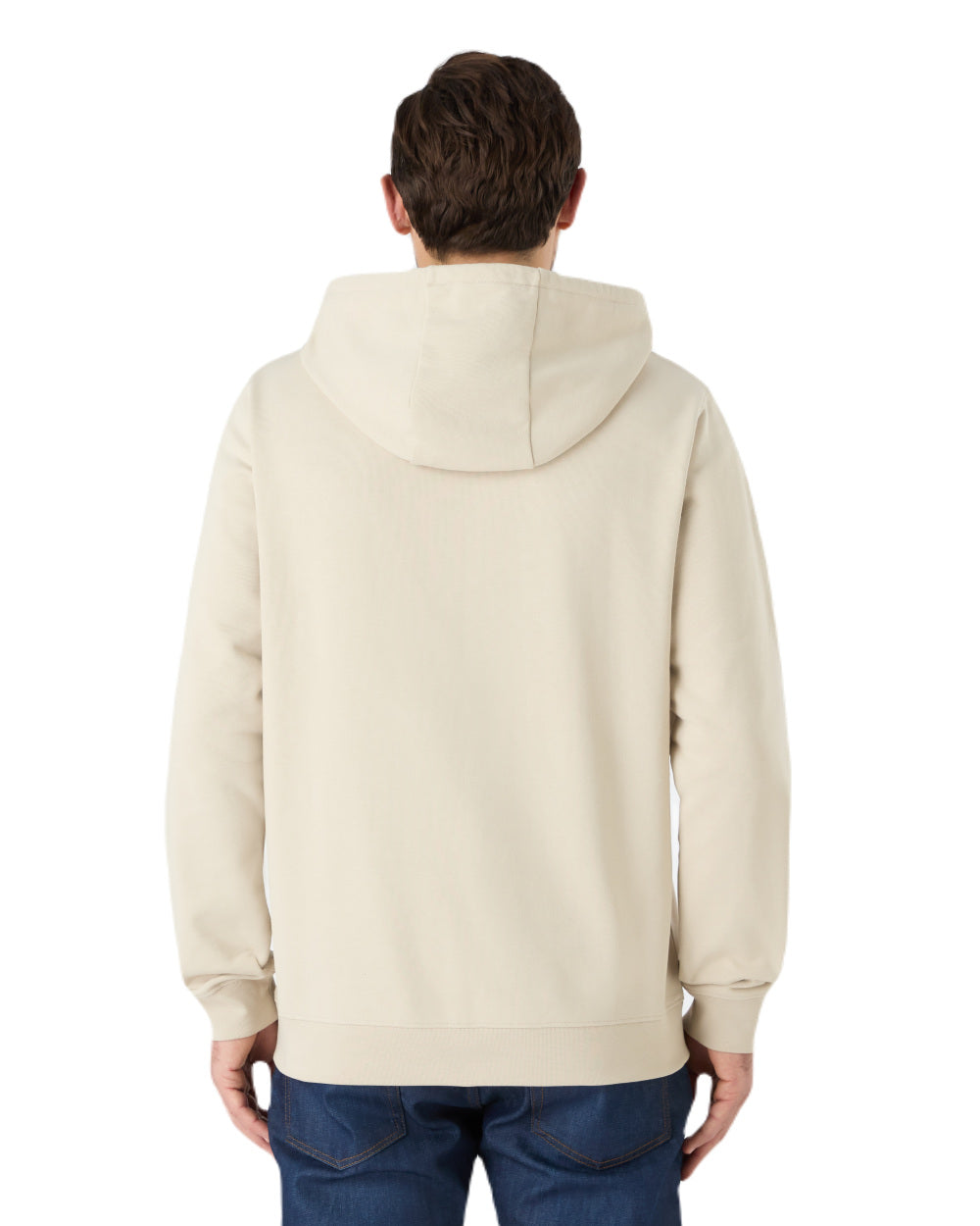 Pumice Coloured Musto Mens Classic Hoodie On A White Background 