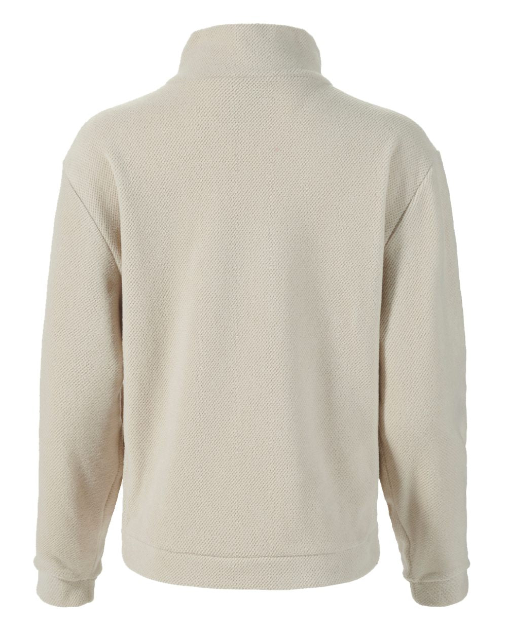 Pumice Coloured Musto Womens Classic Fleece Pullover On A White Background 