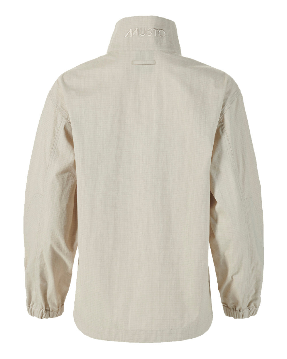 Pumice Coloured Musto Womens Falmouth Anorak Jacket On A White Background 