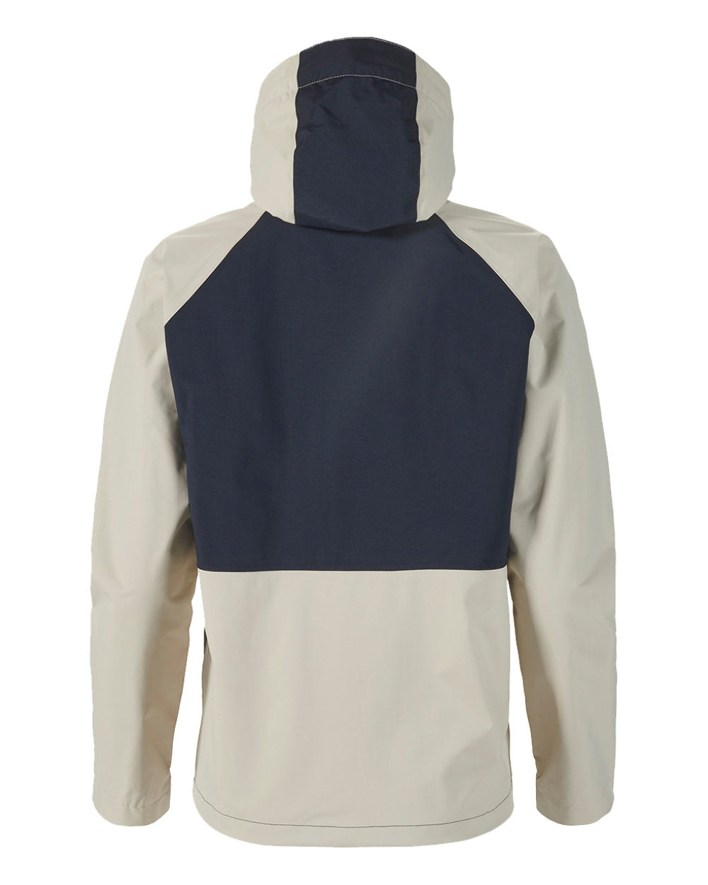 Pumice/Navy Coloured Musto Womens Classic Shore Waterproof Jacket On A White Background 