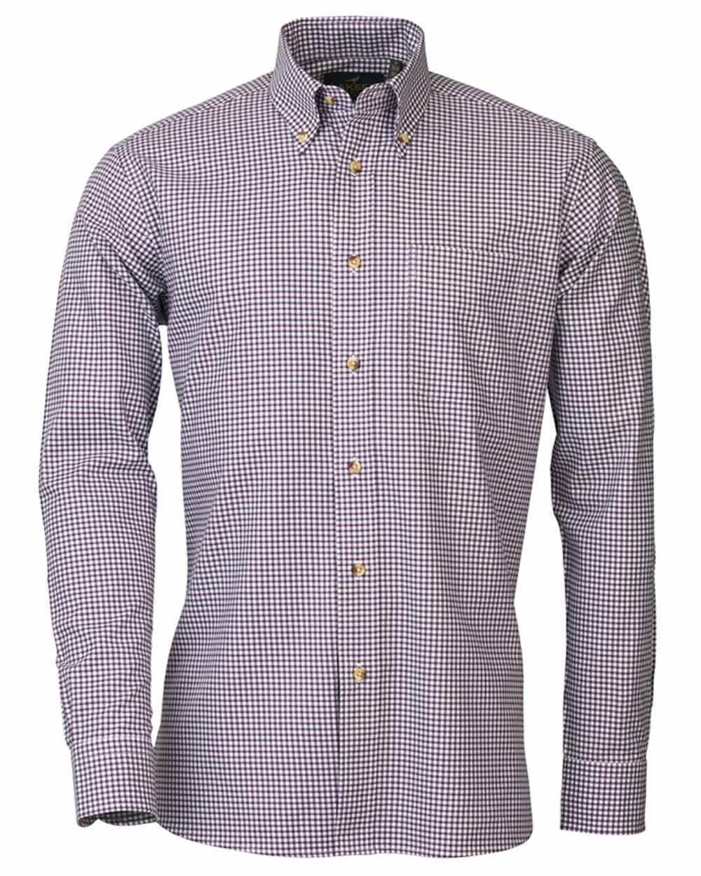 Purple Coloured Laksen Alex Organic Cotton Shirt on white background 